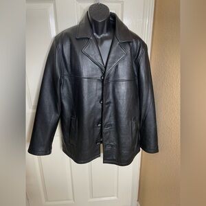 New Old Stock Vintage Guess Men's leather jacket. GUESS Medium‌‌‌‌‌‌‌